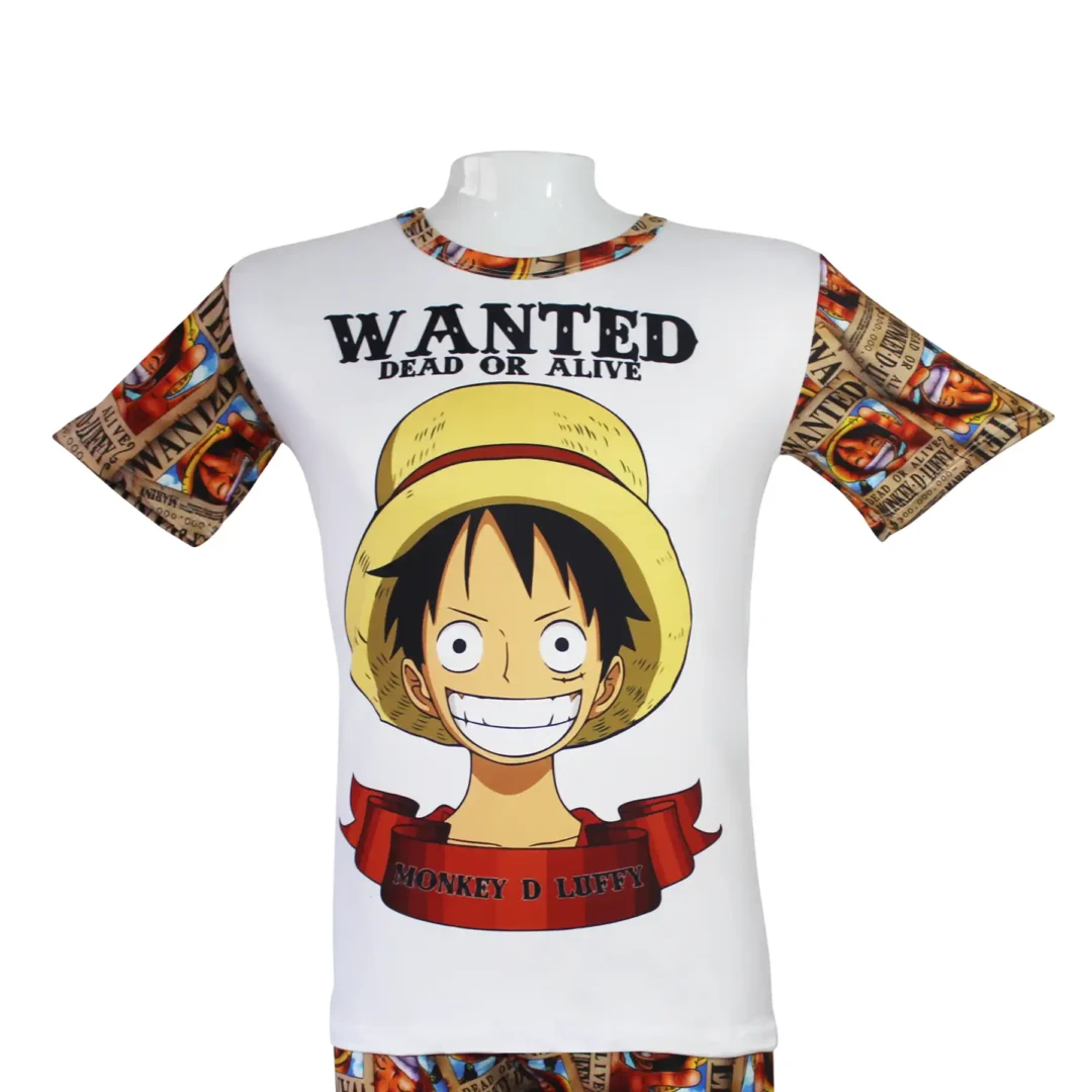 PIJAMA ONE PIECE WANTED DEAD OR ALIVE UNISEX