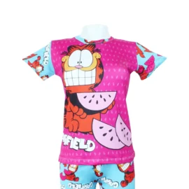 PIJAMA GARFIELD MORADO