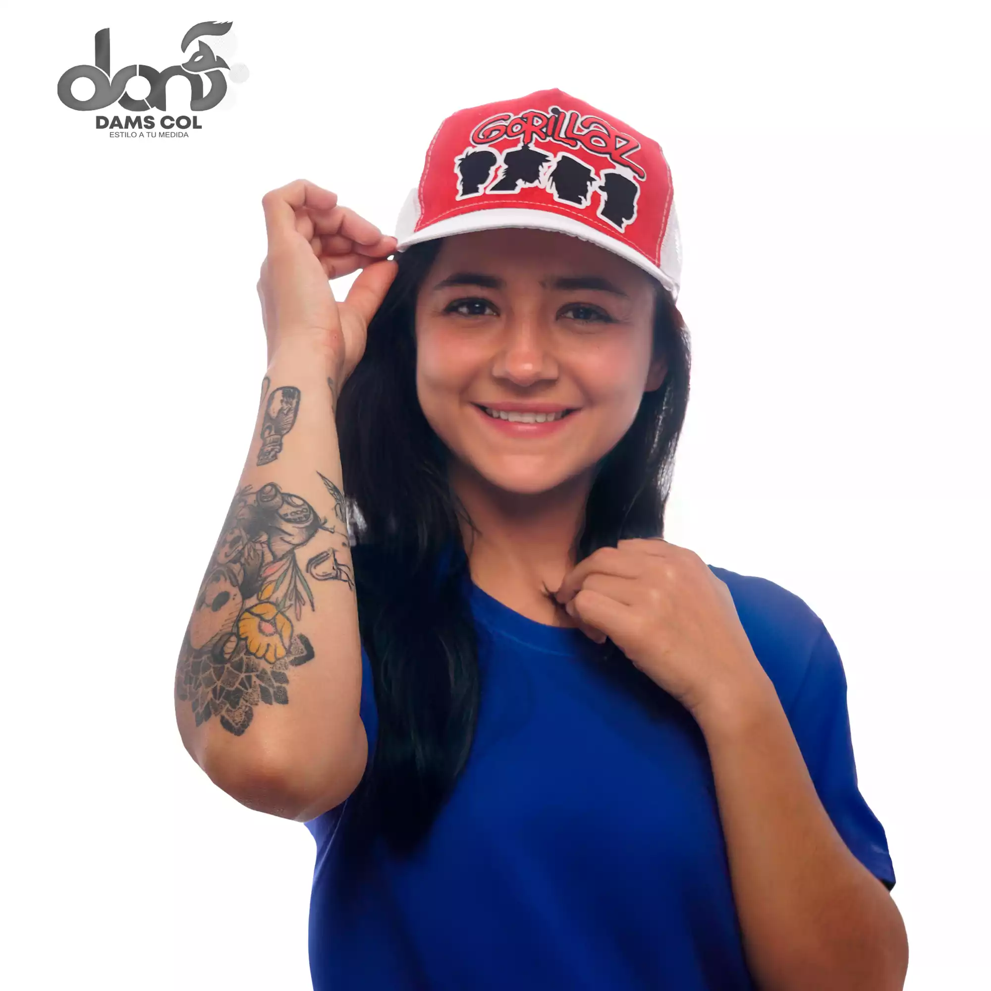 GORRA BANDA GORILLAS COLOR ROJO