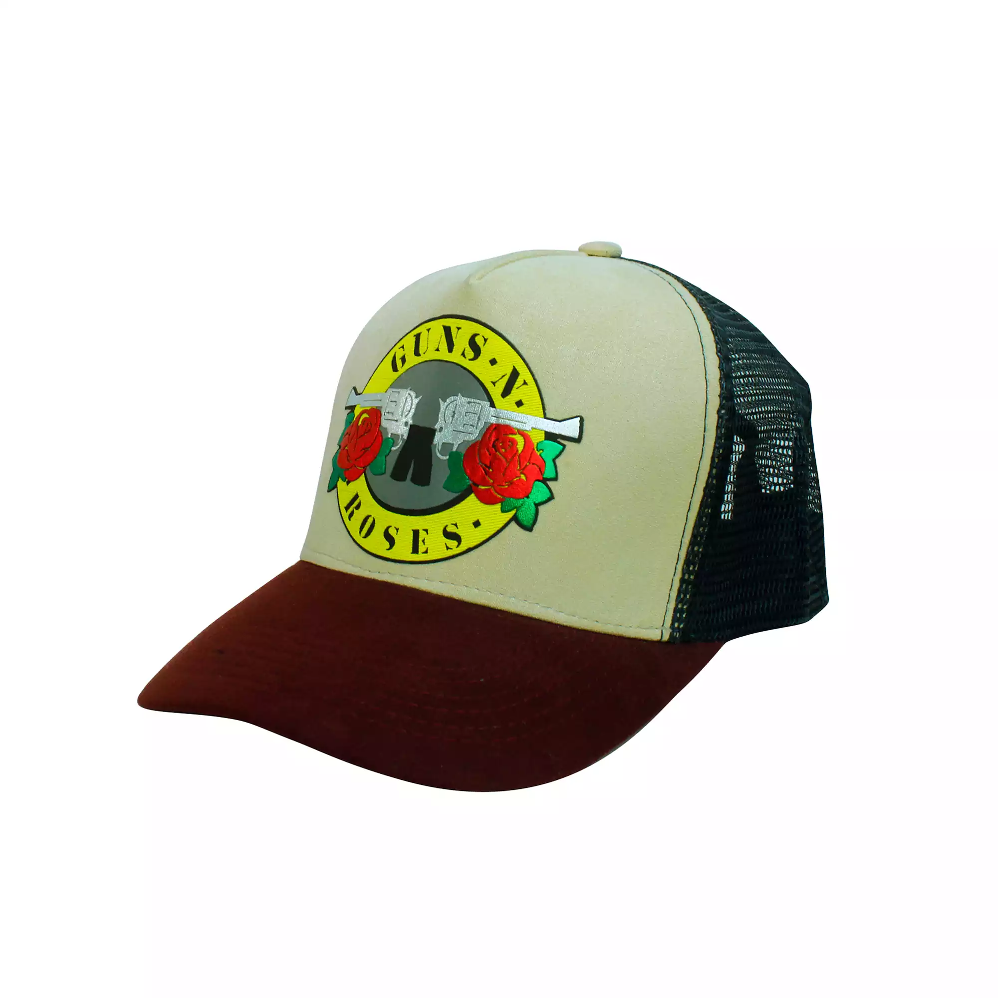 GORRA GUNS AND ROSES COLOR CREAMA