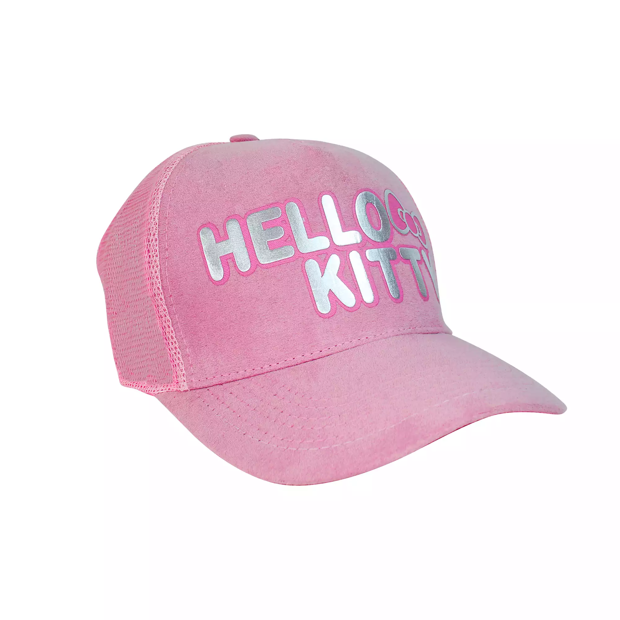 GORRA HELLO KITTY LOGO COLOR ROSADO