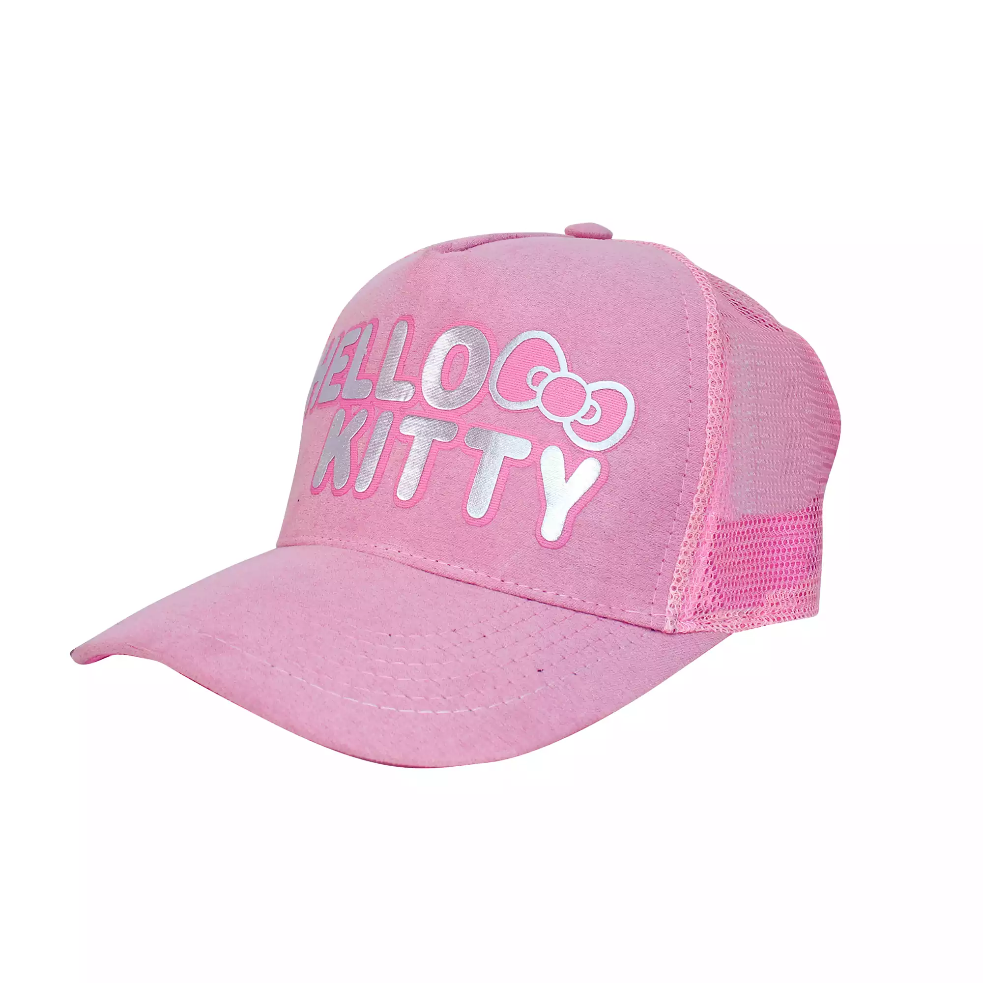 GORRA HELLO KITTY LOGO COLOR ROSADO