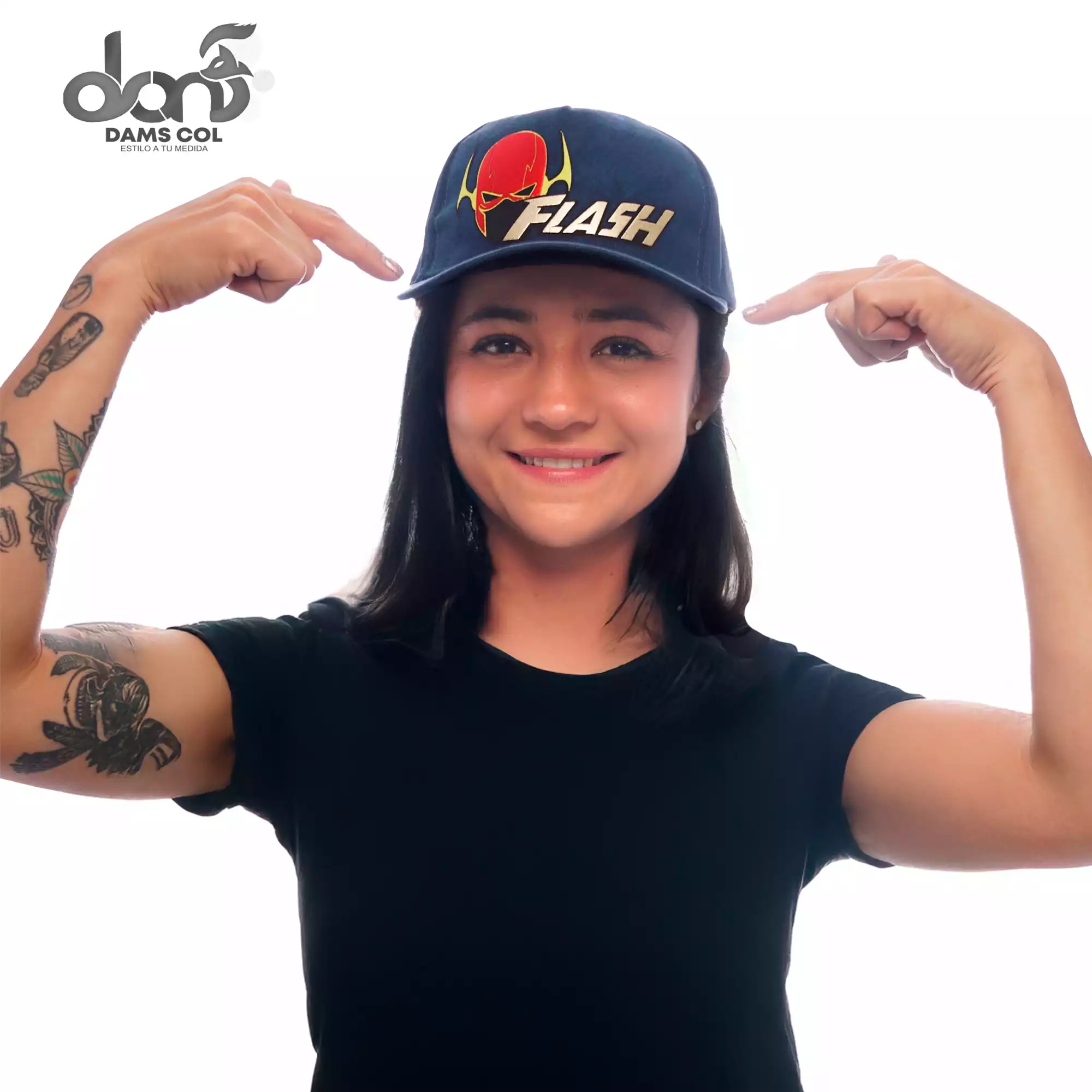 GORRA COMIC FLASH  COLOR AZUL