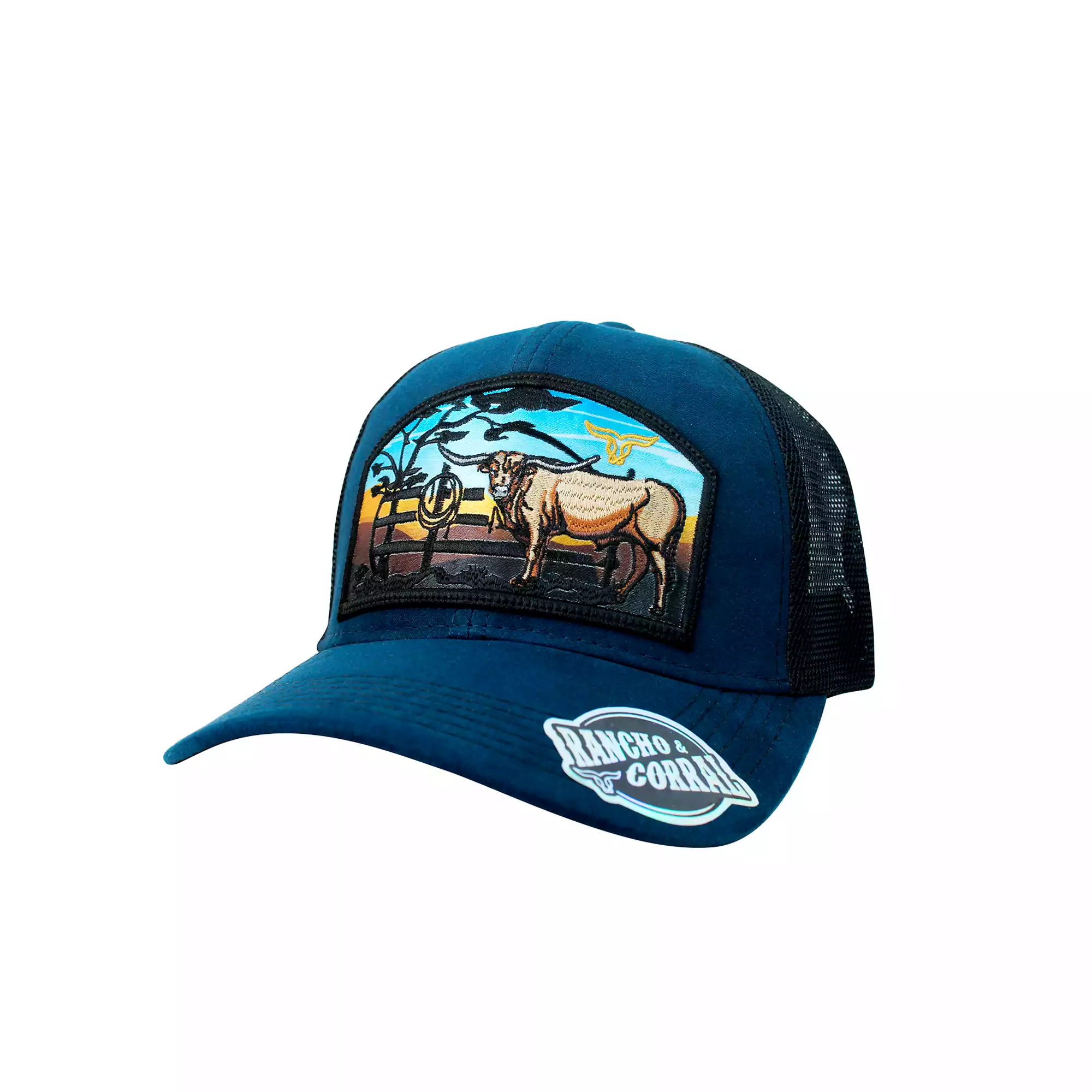 GORRA TORO CLASICO MALLA COLOR AZUL
