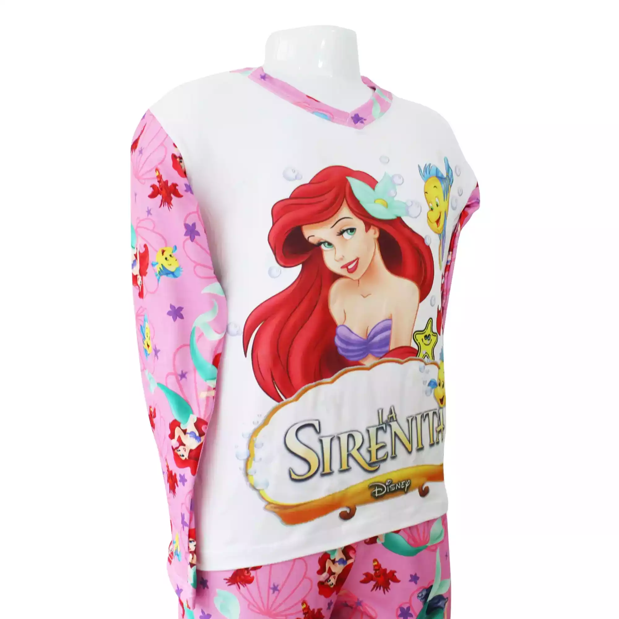 PIJAMA LA SIRENITA NIÑA