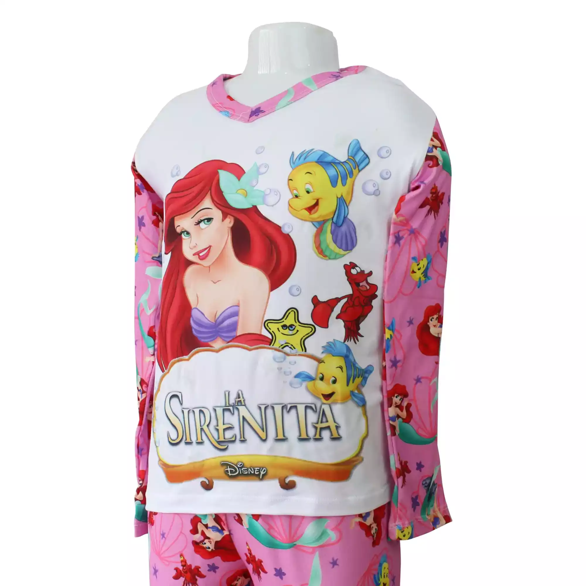 PIJAMA LA SIRENITA NIÑA