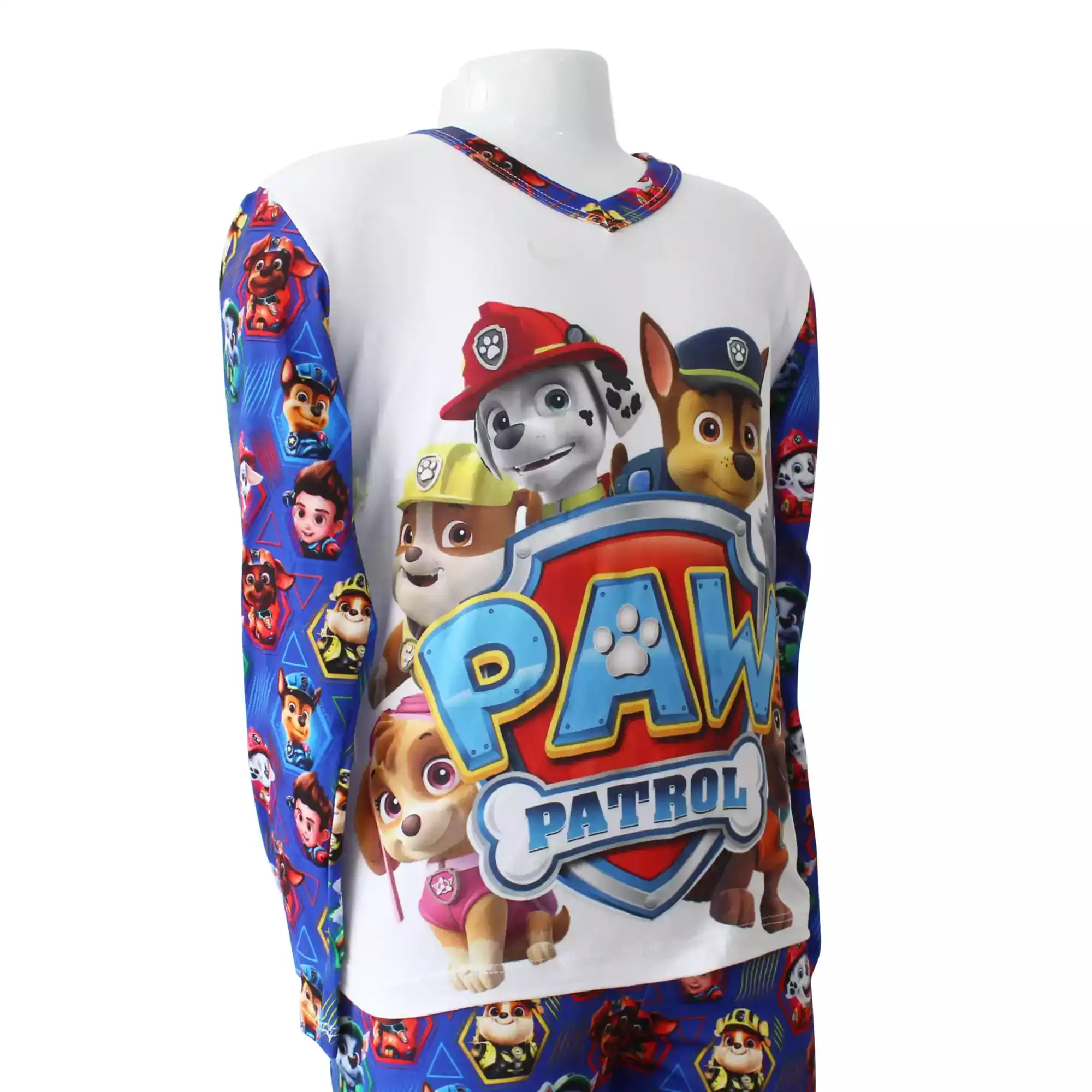 PIJAMA PAW PATROL AZUL NIÑO