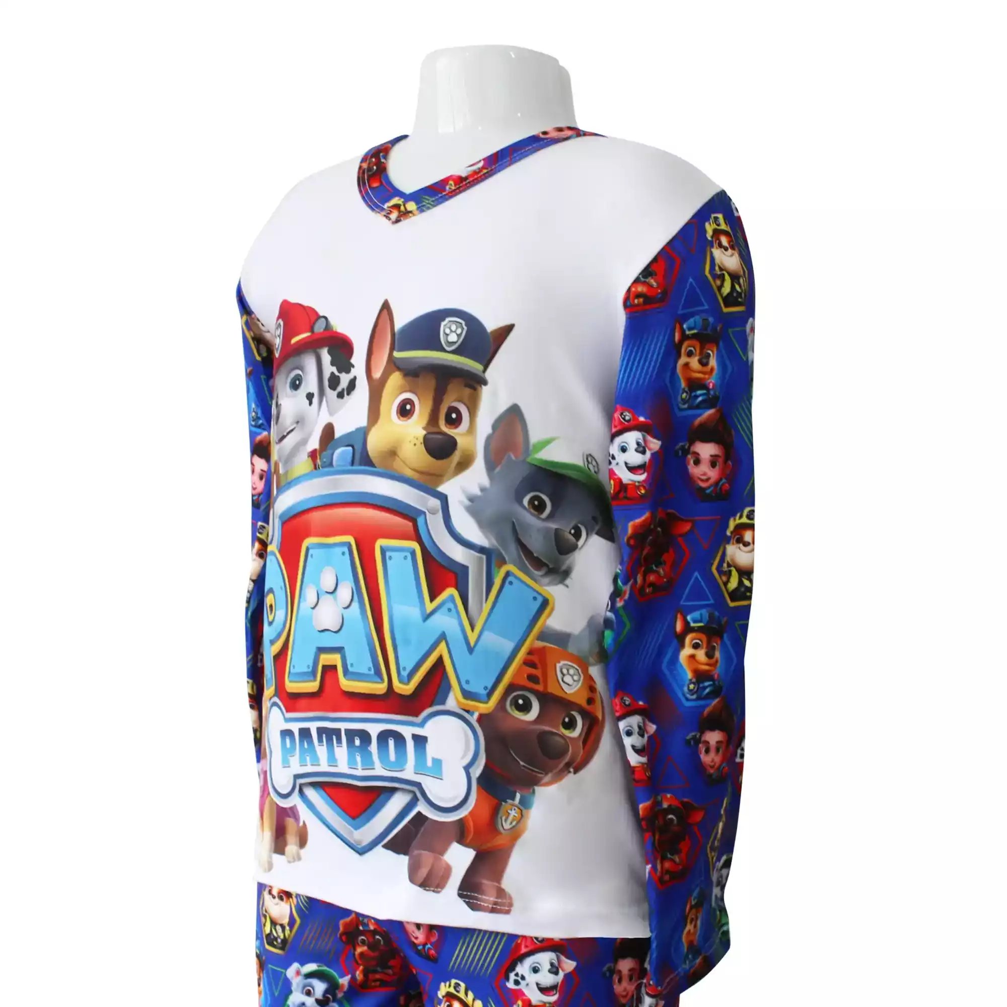 PIJAMA PAW PATROL AZUL NIÑO