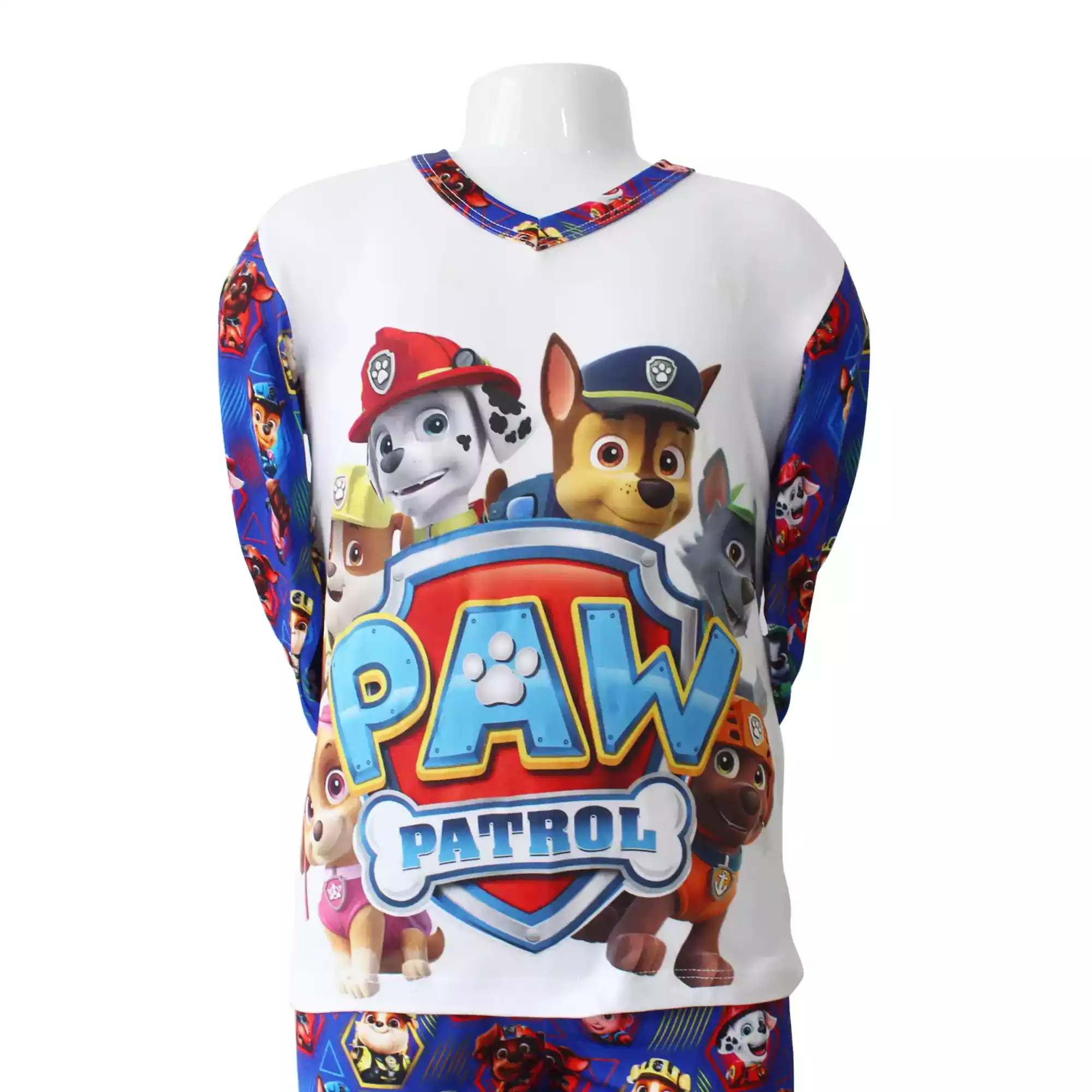 PIJAMA PAW PATROL AZUL NIÑO