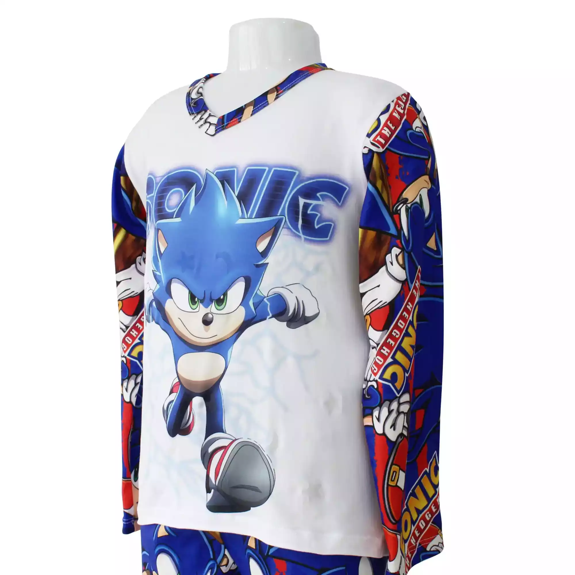 PIJAMA SONIC PARA NIÑO