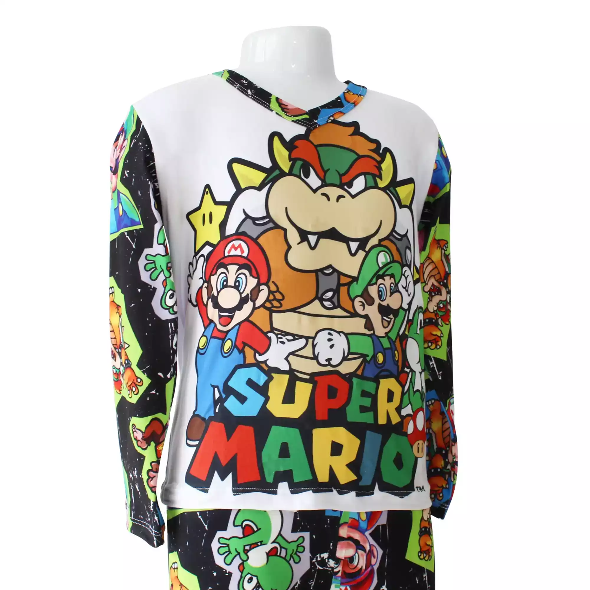 PIJAMA BOWSER MARIO NIÑO