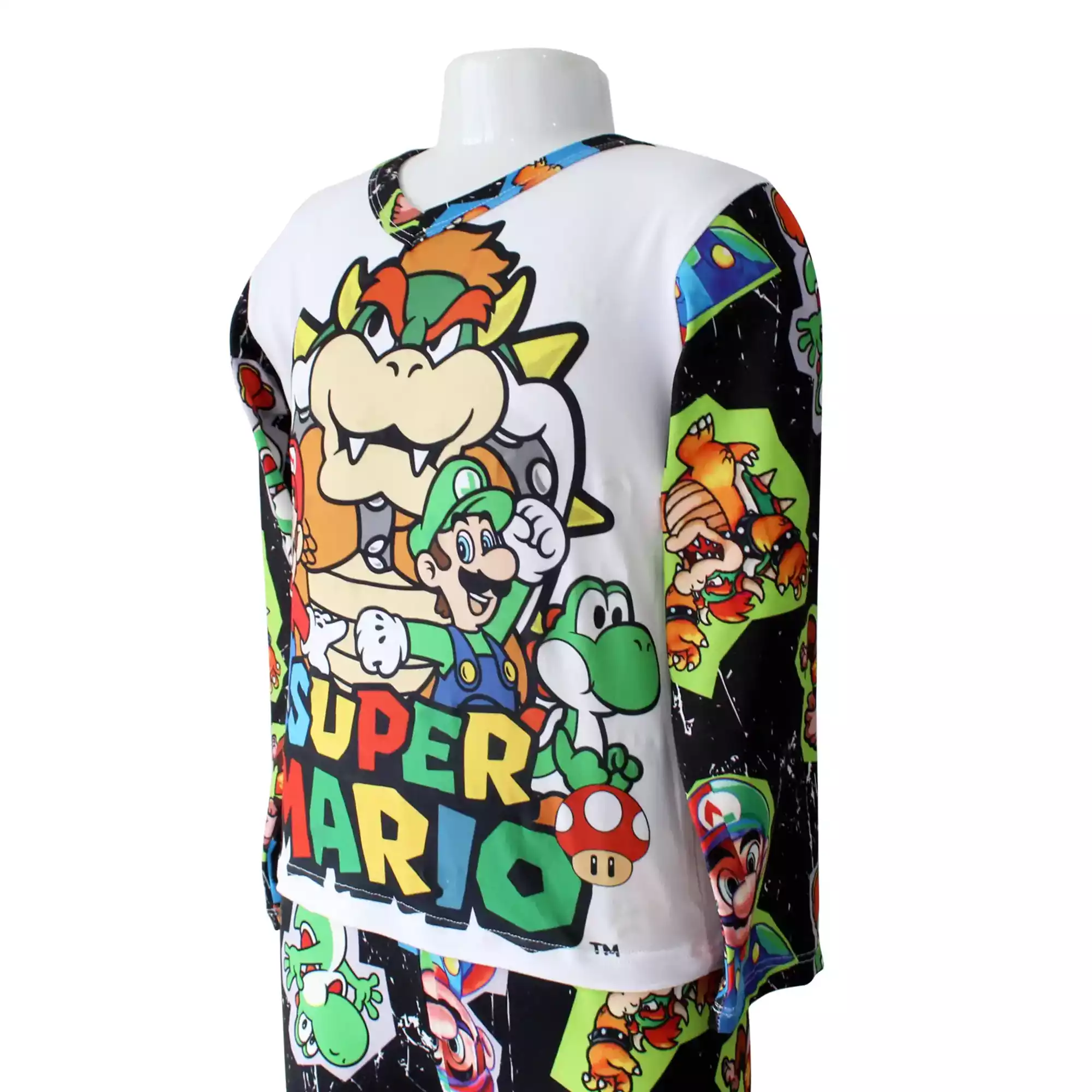 PIJAMA BOWSER MARIO NIÑO