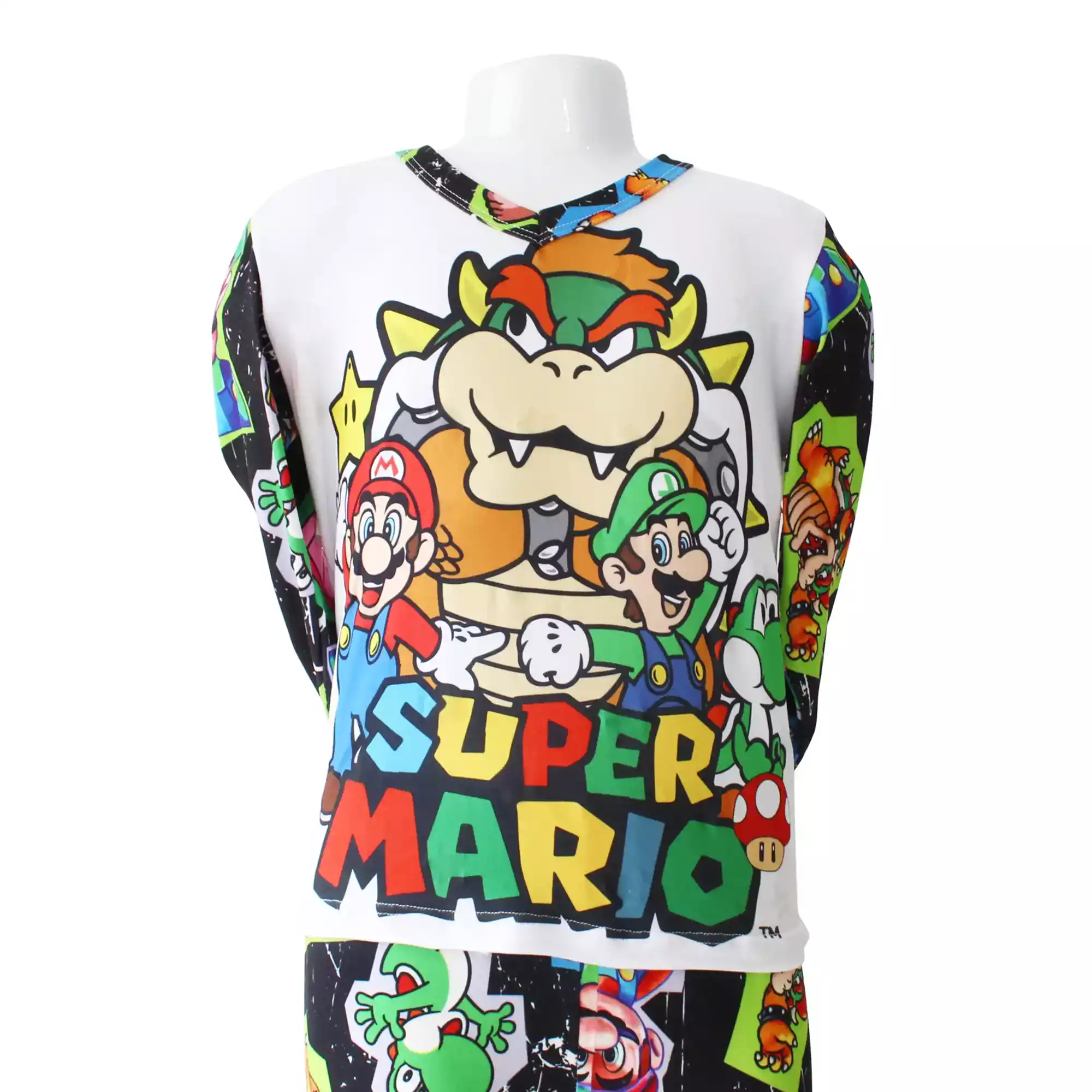PIJAMA BOWSER MARIO NIÑO