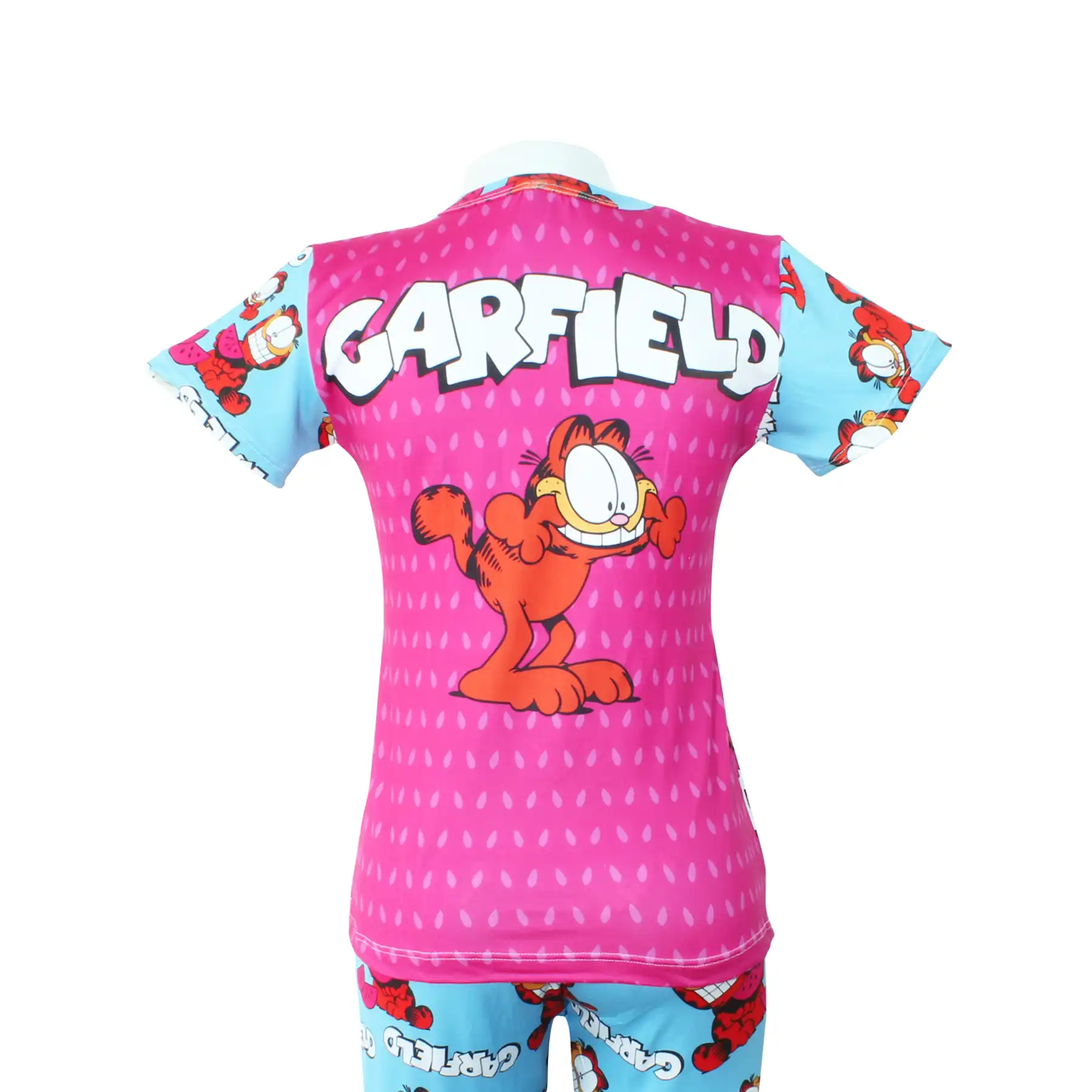 PIJAMA GARFIELD MORADO