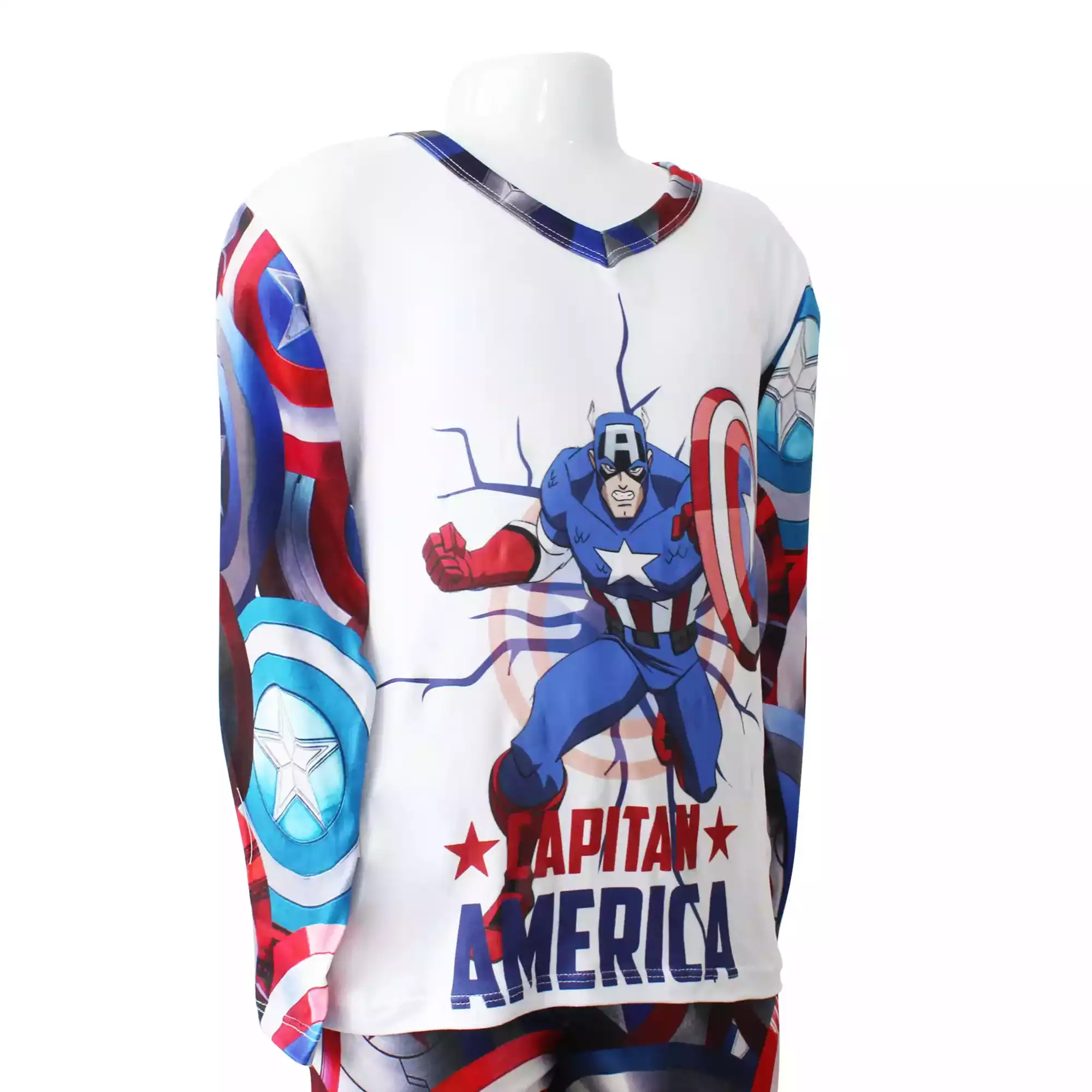 PIJAMA CAPITAN AMERICA NIÑO