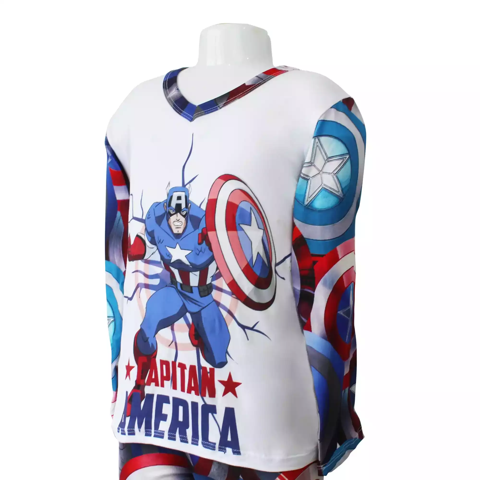 PIJAMA CAPITAN AMERICA NIÑO