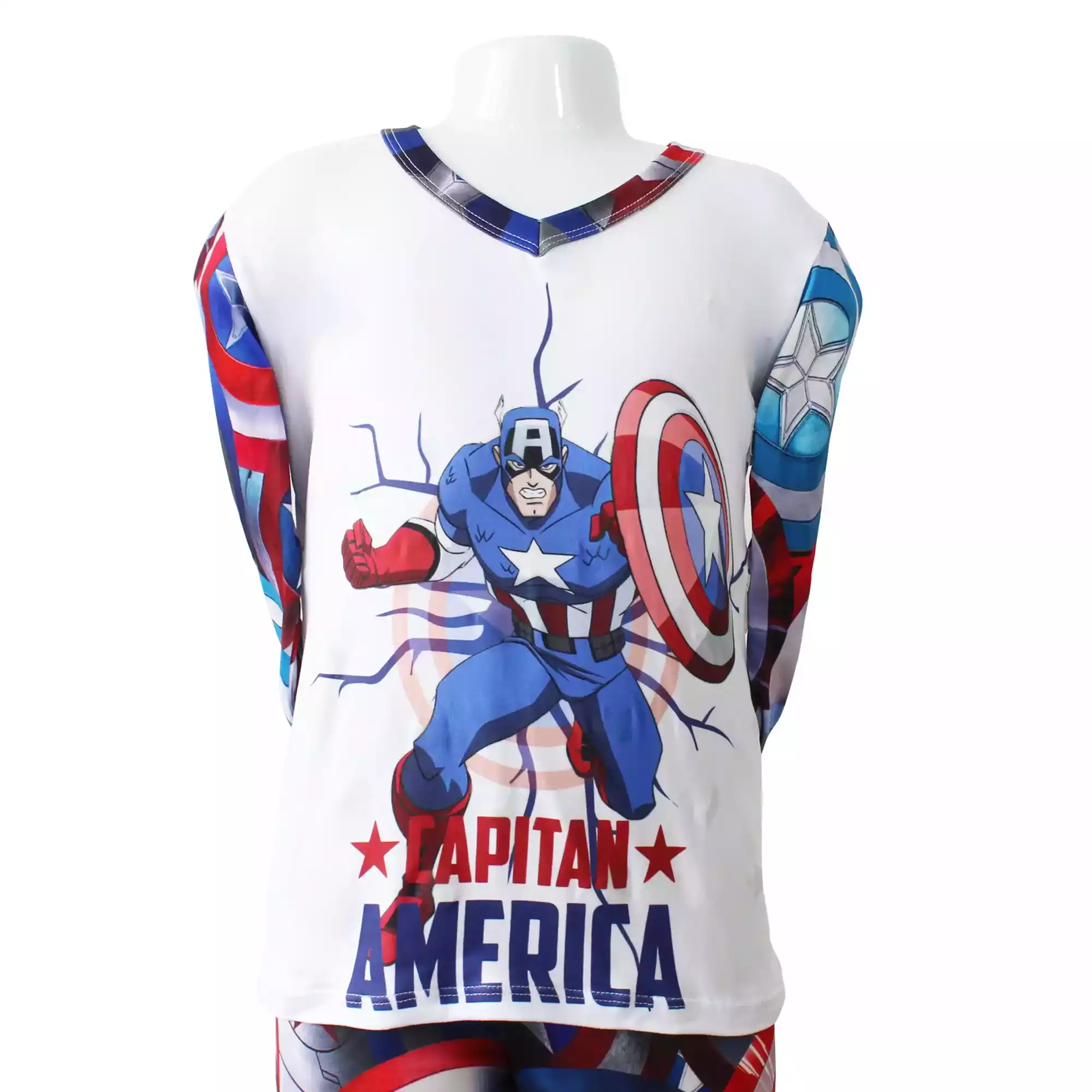 PIJAMA CAPITAN AMERICA NIÑO