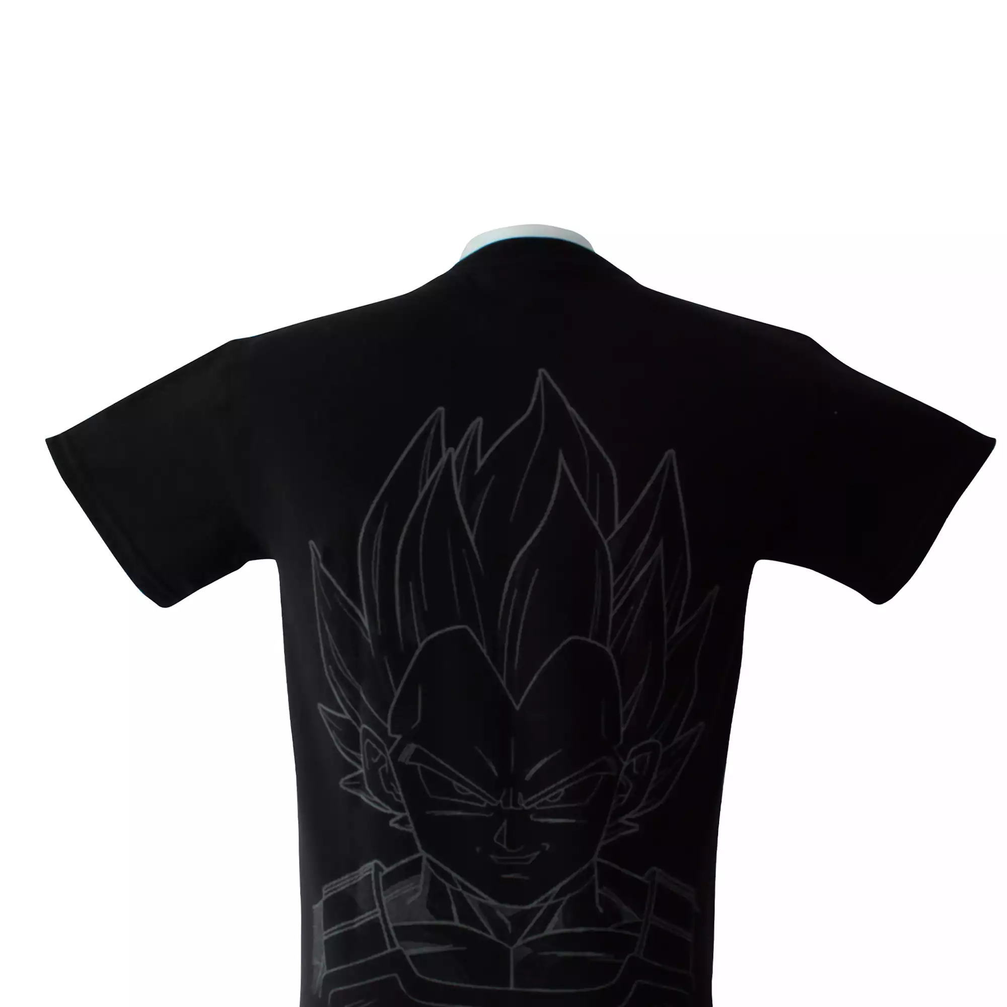 CAMISETA DBZ VEGETA DIOS UNISEX  COLOR NEGRO DAMS COL