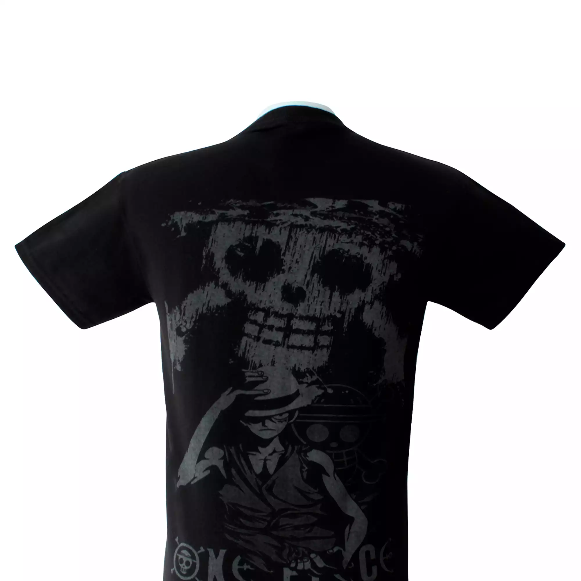 CAMISETA ONE PIECE UNISEX COLOR NEGRO DAMS COL