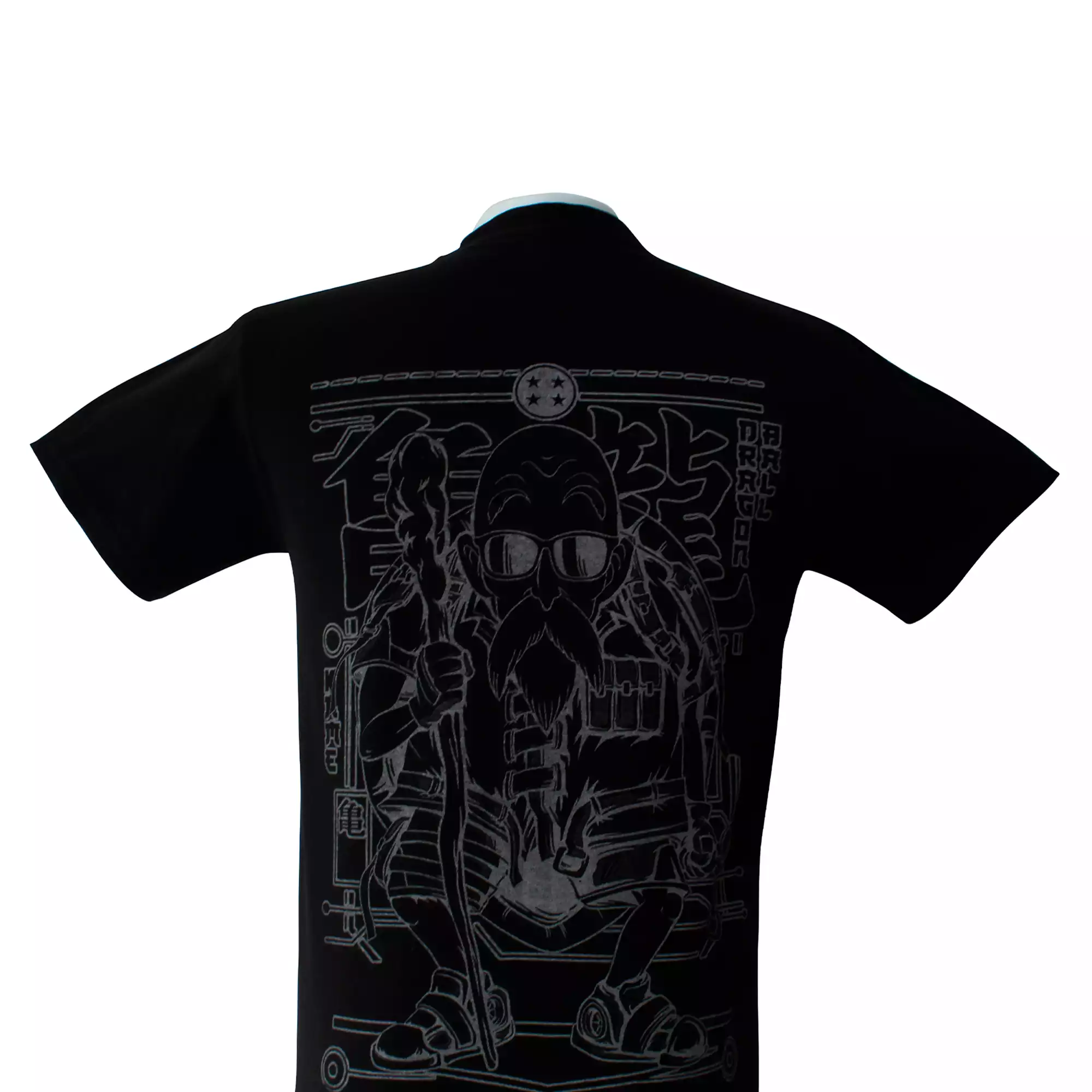 CAMISETA DBZ MAESTRO ROCHI UNISEX   COLOR NEGRO DAMS COL