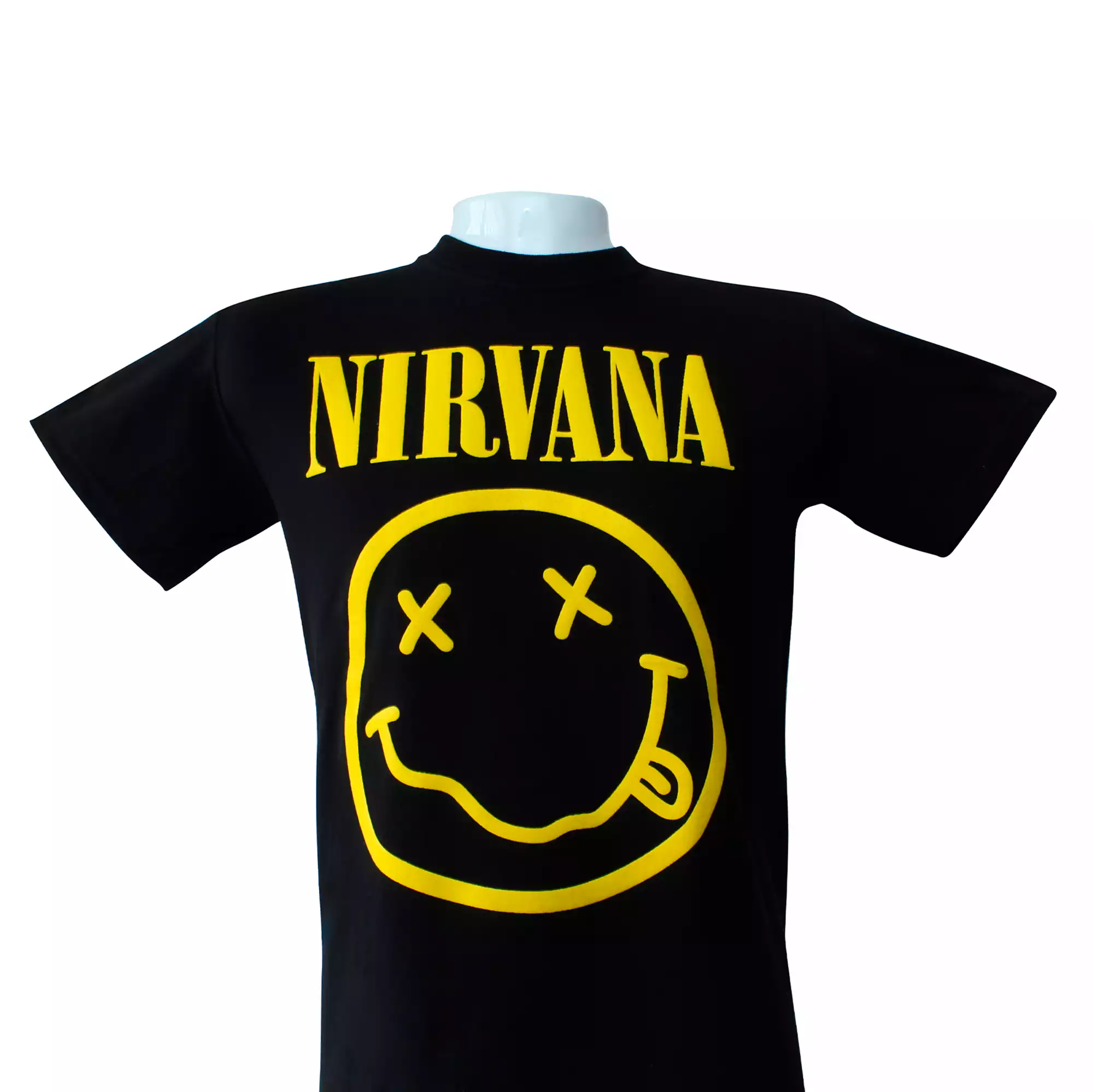 CAMISETA NIRVANA UNISEX COLOR NEGRO DAMS COL