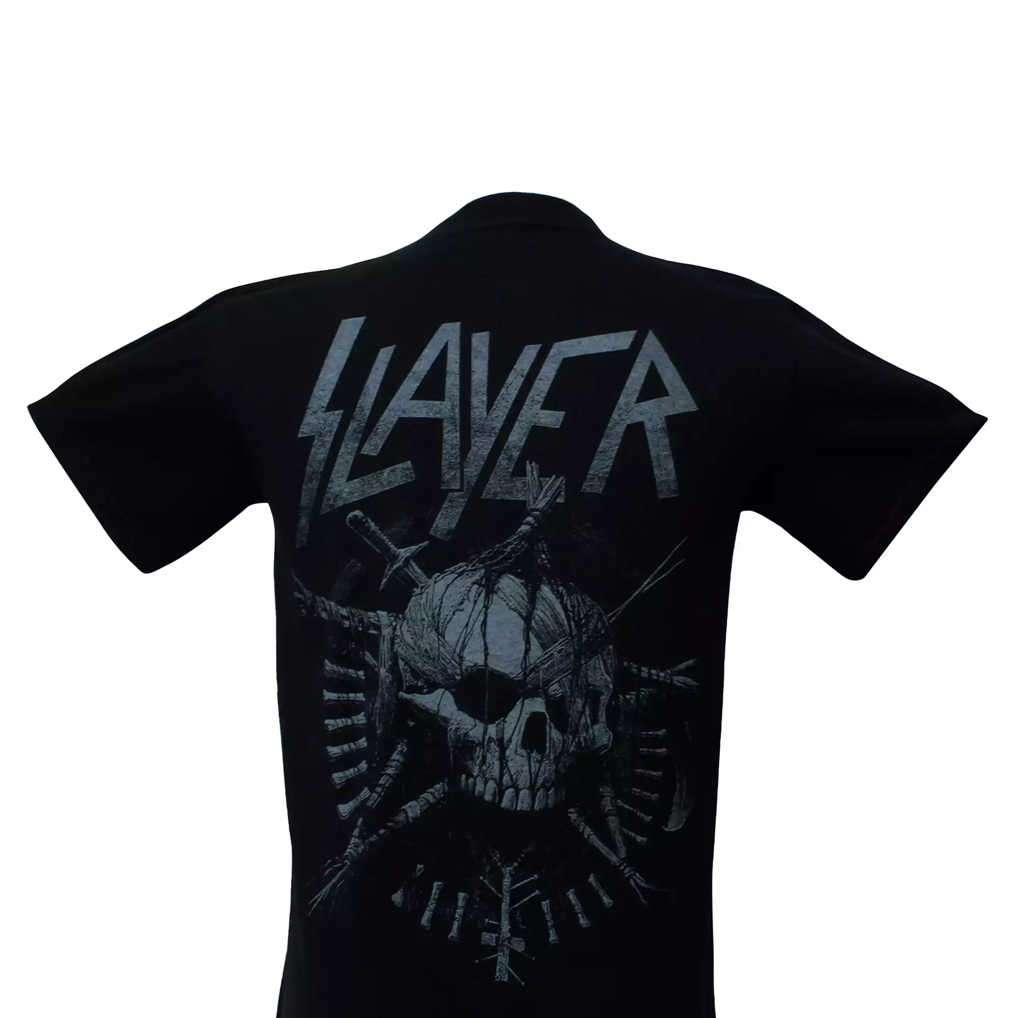 CAMISETA SLAYER BANDA UNISEX  COLOR NEGRO DAMS COL