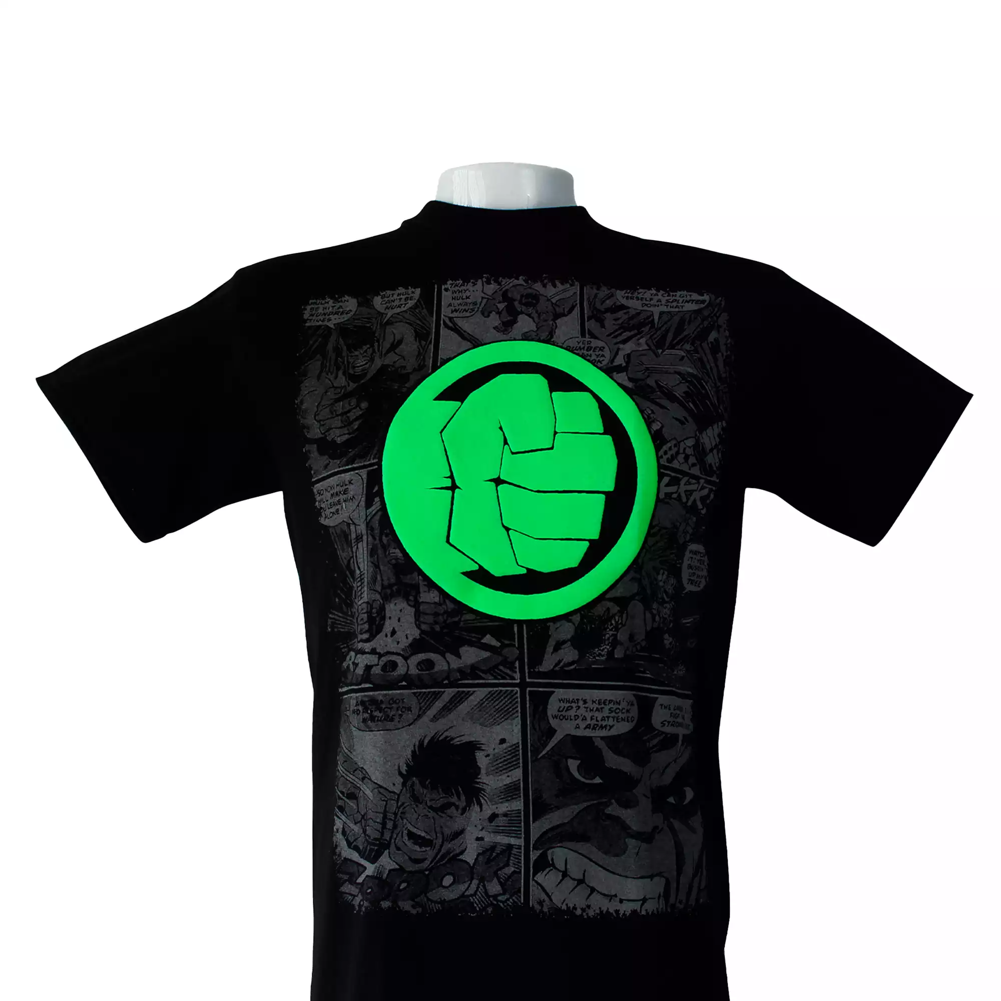 CAMISETA HULK  UNISEX COLOR NEGRO  DAMS COL