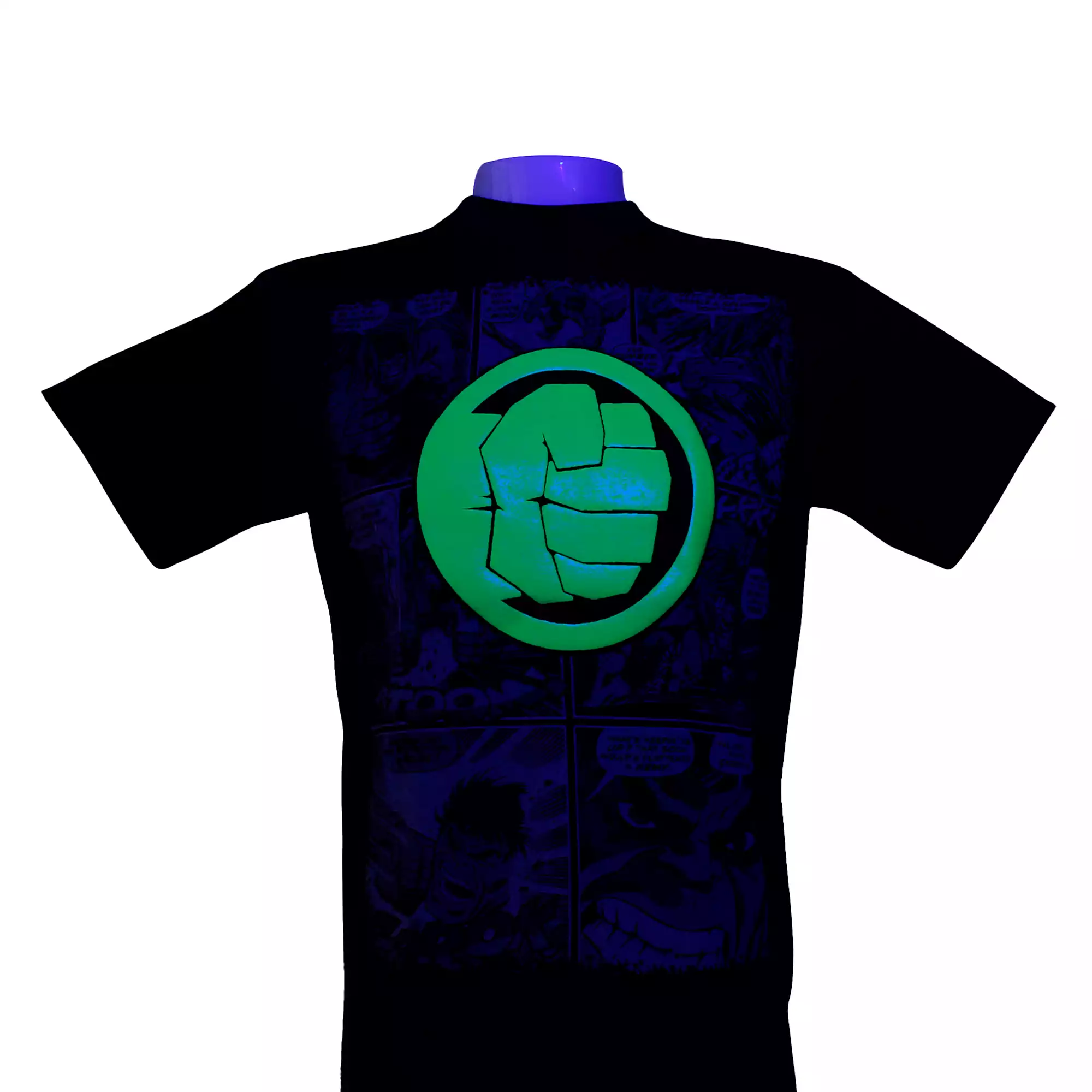 CAMISETA HULK  UNISEX COLOR NEGRO  DAMS COL