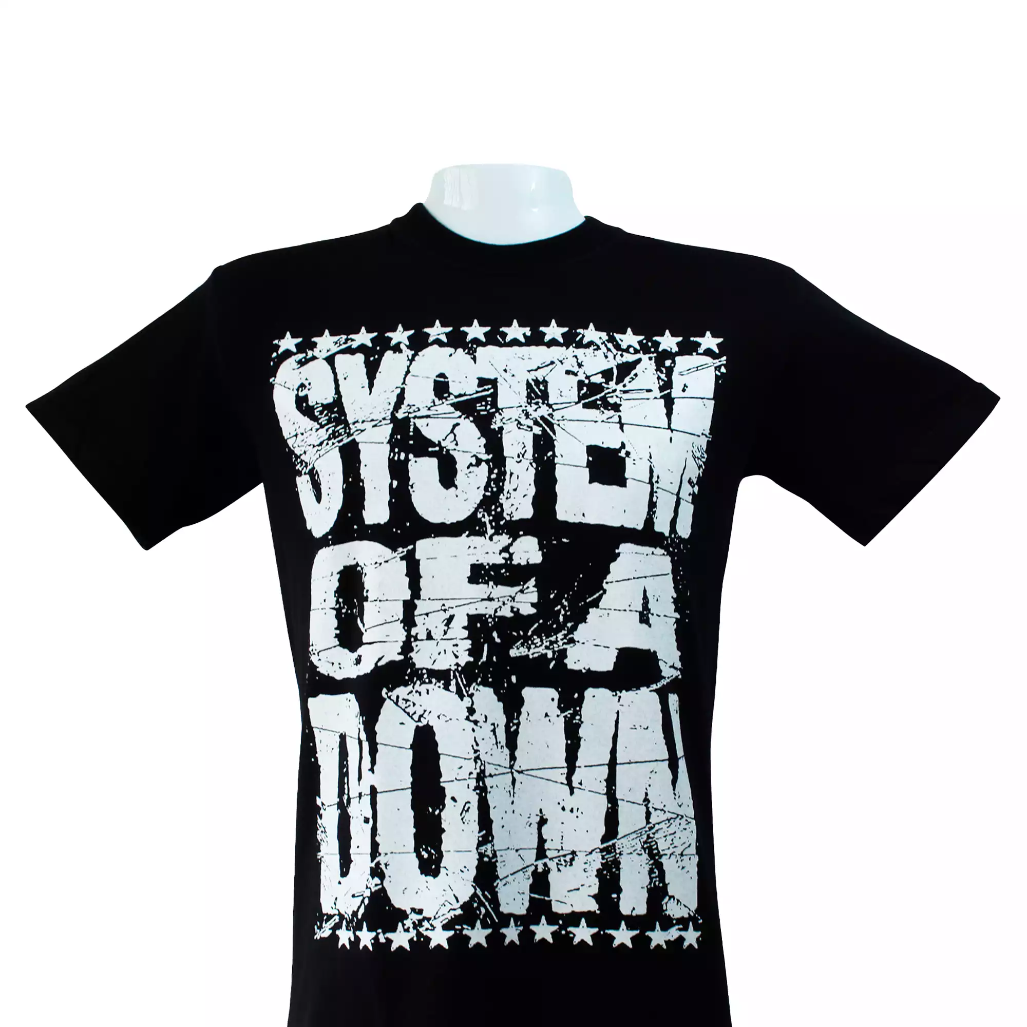 CAMISETA SYSTEM OF A DOWN  UNISEX  COLOR NEGRO DAMS COL
