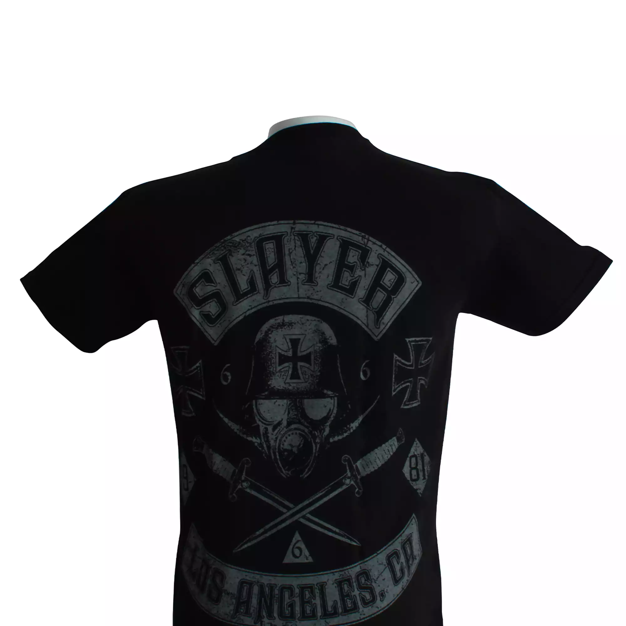 CAMISETA SLAYER  UNISEX   COLOR NEGRO DAMS COL
