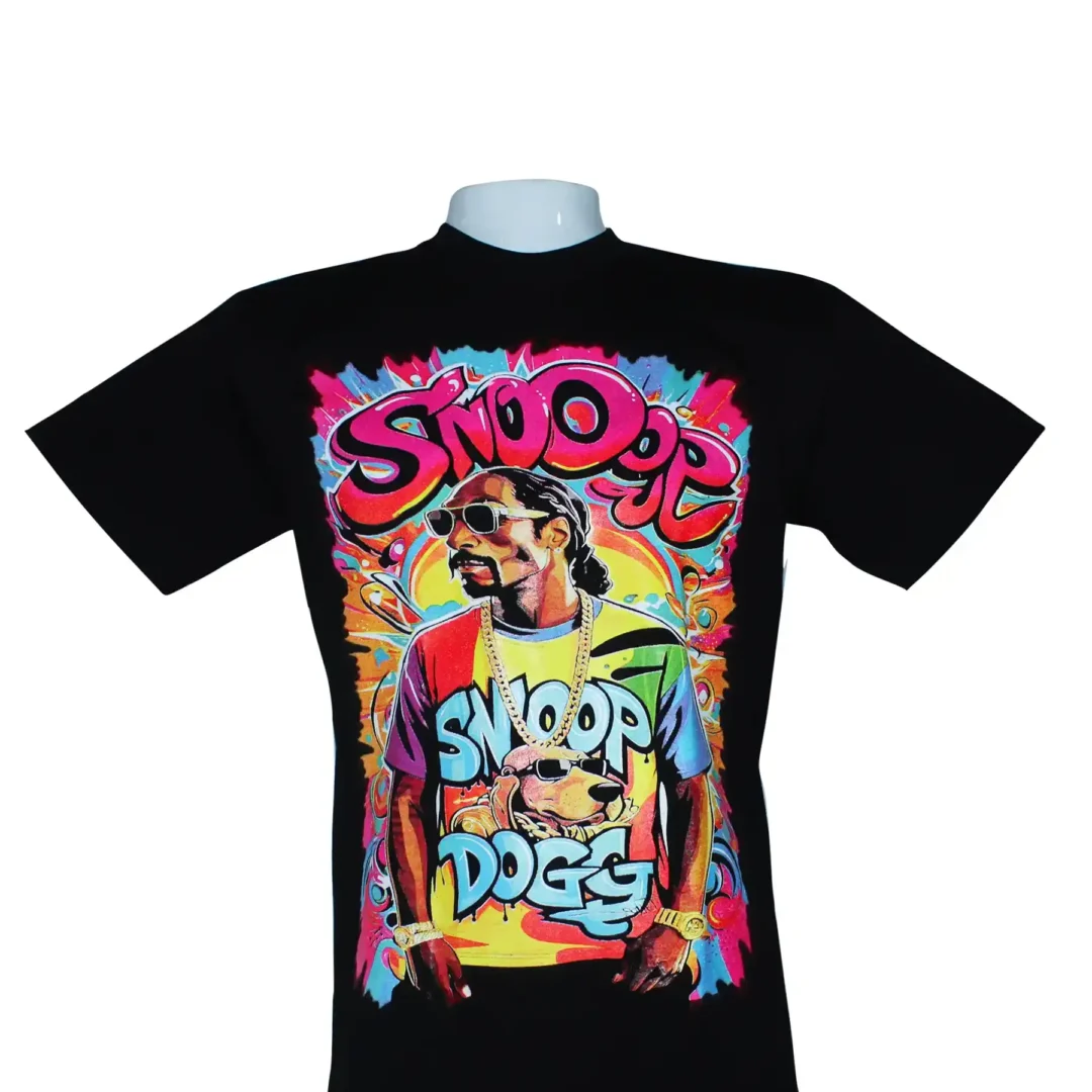 CAMISETA SNOOP DOGG EN NEON