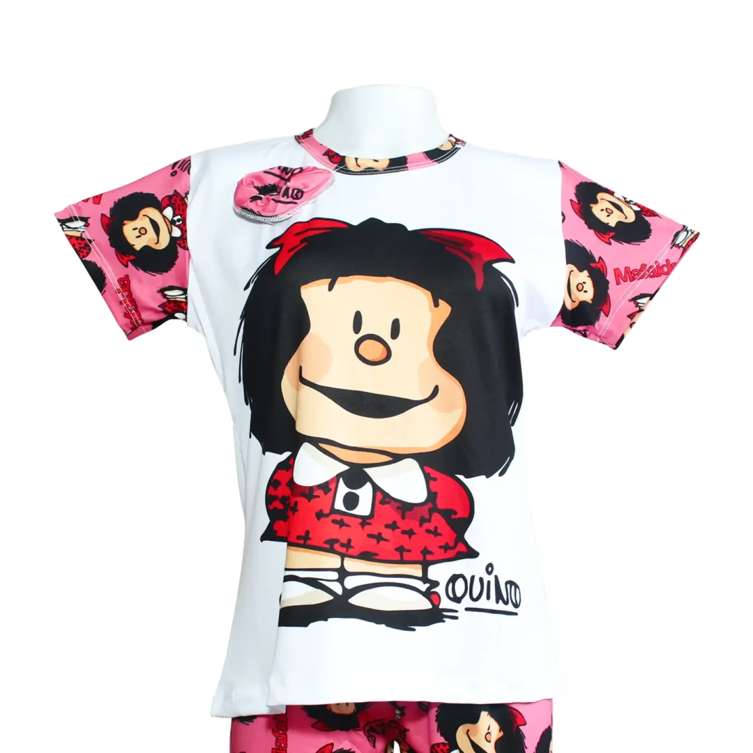 PIJAMA MAFALDA COLOR ROJO