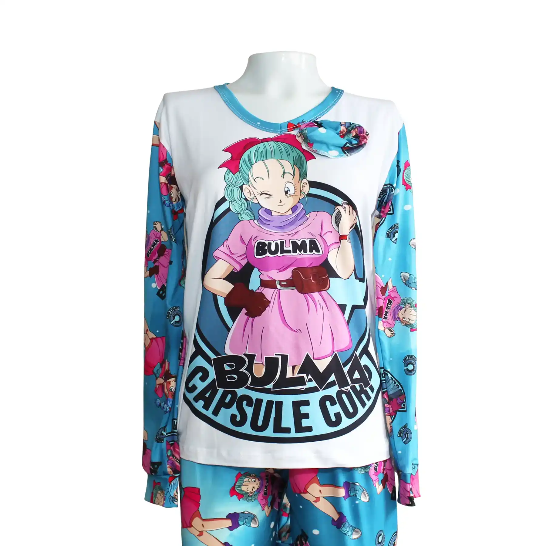PIJAMA DRAGON BALL Z BULMA
